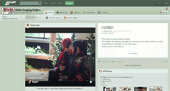 Desktop Screenshot of dgm-cosplayclub.deviantart.com