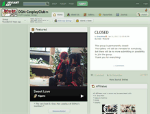 Tablet Screenshot of dgm-cosplayclub.deviantart.com