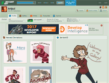 Tablet Screenshot of anipul.deviantart.com