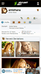 Mobile Screenshot of amiehana.deviantart.com
