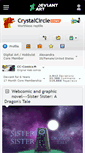 Mobile Screenshot of crystalcircle.deviantart.com