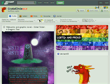 Tablet Screenshot of crystalcircle.deviantart.com