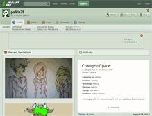 Tablet Screenshot of palkia78.deviantart.com