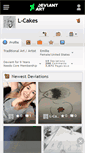 Mobile Screenshot of l-cakes.deviantart.com