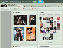 Tablet Screenshot of airbrushart.deviantart.com
