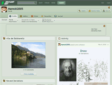 Tablet Screenshot of marecki2005.deviantart.com
