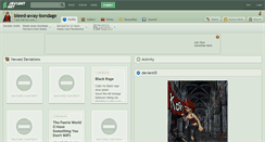 Desktop Screenshot of bleed-away-bondage.deviantart.com