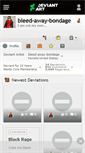 Mobile Screenshot of bleed-away-bondage.deviantart.com