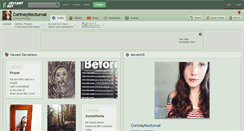 Desktop Screenshot of cortneynocturnal.deviantart.com