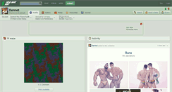 Desktop Screenshot of dermot.deviantart.com