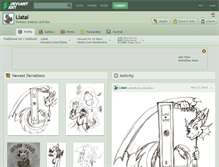 Tablet Screenshot of liatai.deviantart.com