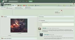 Desktop Screenshot of madmagnus.deviantart.com