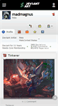 Mobile Screenshot of madmagnus.deviantart.com