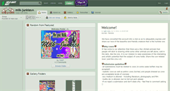 Desktop Screenshot of milk-junkies.deviantart.com