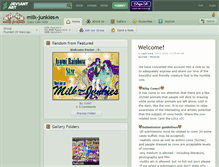 Tablet Screenshot of milk-junkies.deviantart.com