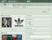 Tablet Screenshot of kil3y.deviantart.com