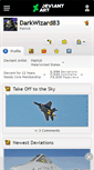Mobile Screenshot of darkwizard83.deviantart.com