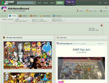 Tablet Screenshot of midniteandbeyond.deviantart.com