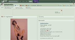 Desktop Screenshot of missdysfunktion.deviantart.com