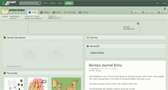 Desktop Screenshot of amberdrake.deviantart.com