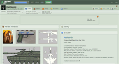 Desktop Screenshot of madlizardx.deviantart.com