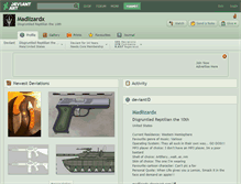 Tablet Screenshot of madlizardx.deviantart.com