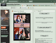 Tablet Screenshot of kasumixryu-fanclub.deviantart.com