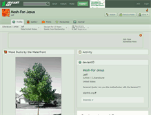 Tablet Screenshot of mosh-for-jesus.deviantart.com