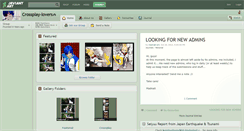 Desktop Screenshot of crossplay-lovers.deviantart.com