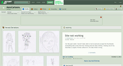 Desktop Screenshot of morecartoons.deviantart.com