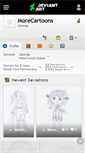 Mobile Screenshot of morecartoons.deviantart.com