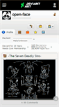 Mobile Screenshot of open-face.deviantart.com