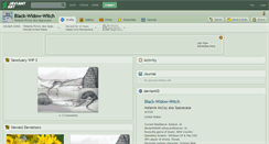 Desktop Screenshot of black-widow-witch.deviantart.com