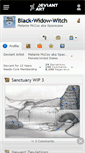 Mobile Screenshot of black-widow-witch.deviantart.com