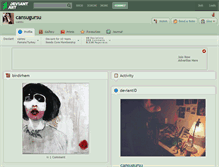Tablet Screenshot of cansugursu.deviantart.com