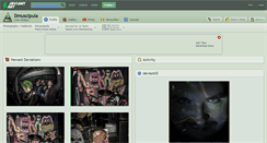 Desktop Screenshot of dmuscipula.deviantart.com