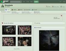 Tablet Screenshot of dmuscipula.deviantart.com