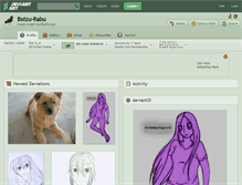 Tablet Screenshot of boizu-rabu.deviantart.com