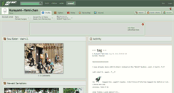 Desktop Screenshot of kurayami--yami-chan.deviantart.com