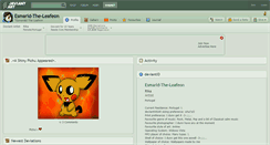 Desktop Screenshot of esmarld-the-leafeon.deviantart.com