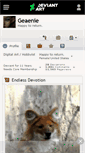 Mobile Screenshot of geaenie.deviantart.com