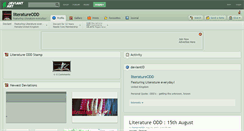 Desktop Screenshot of literatureodd.deviantart.com