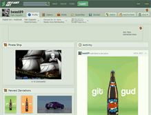 Tablet Screenshot of beast89.deviantart.com