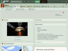 Tablet Screenshot of efo-o.deviantart.com
