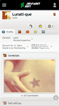 Mobile Screenshot of lunati-que.deviantart.com