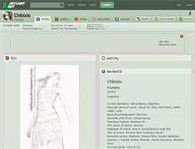 Tablet Screenshot of chibixio.deviantart.com