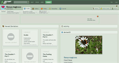 Desktop Screenshot of flexus-magicxxx.deviantart.com