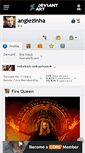 Mobile Screenshot of angiezinha.deviantart.com