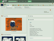 Tablet Screenshot of jj1.deviantart.com