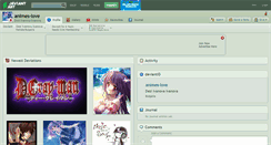 Desktop Screenshot of animes-love.deviantart.com